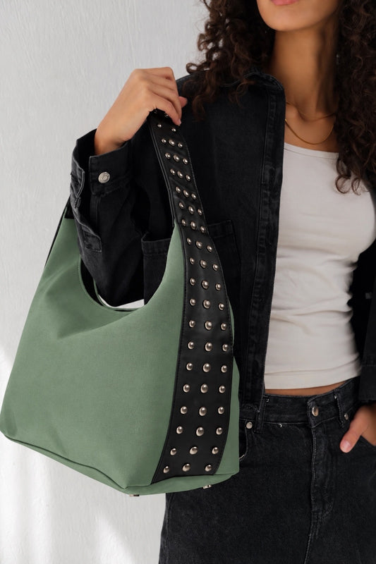 Kamara Grande studs - Green