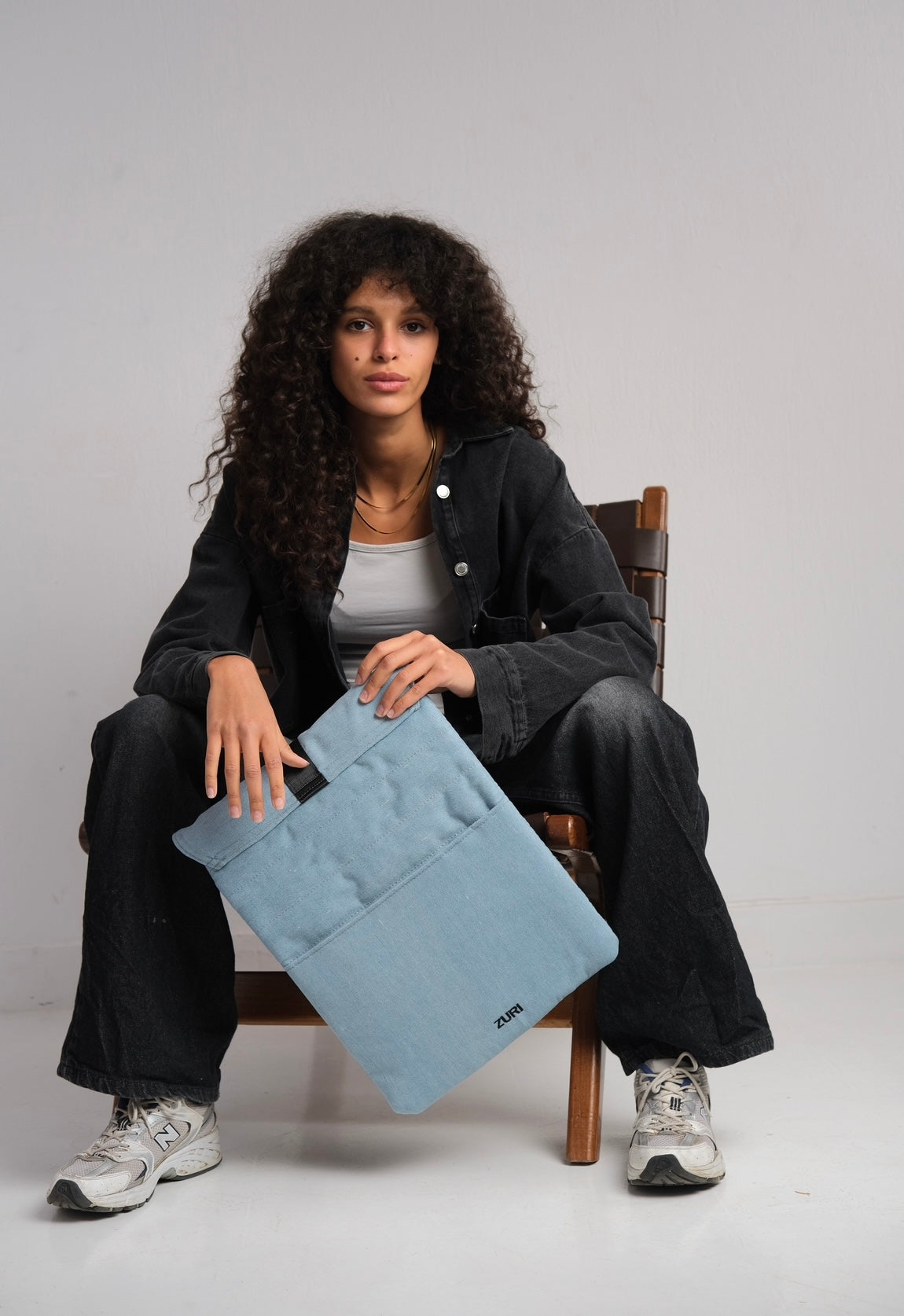 Laptop sleeve - Light Denim