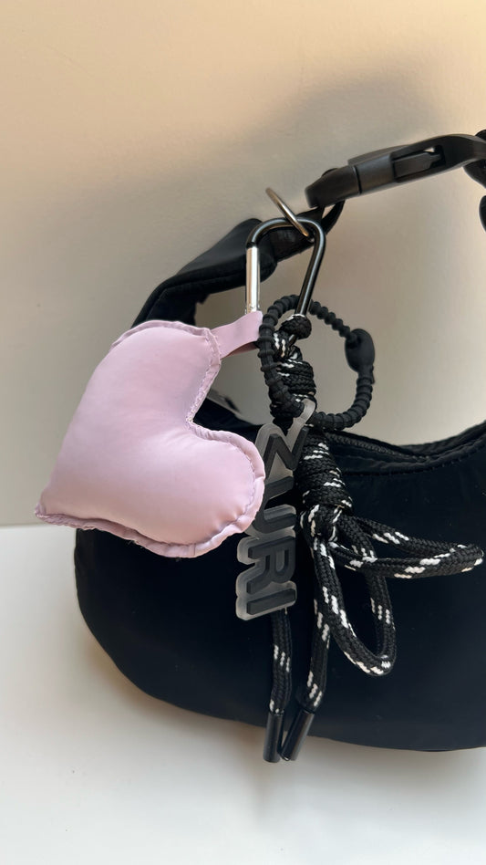 Heart charm - Lilac
