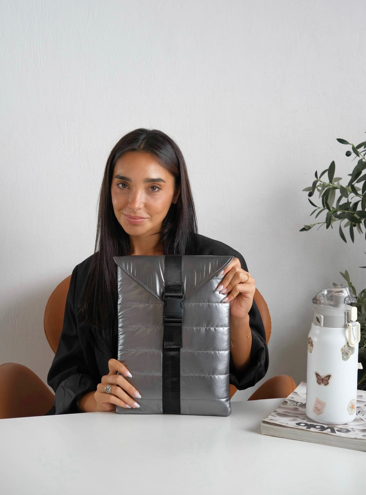 Laptop sleeve mini - Dark Silver
