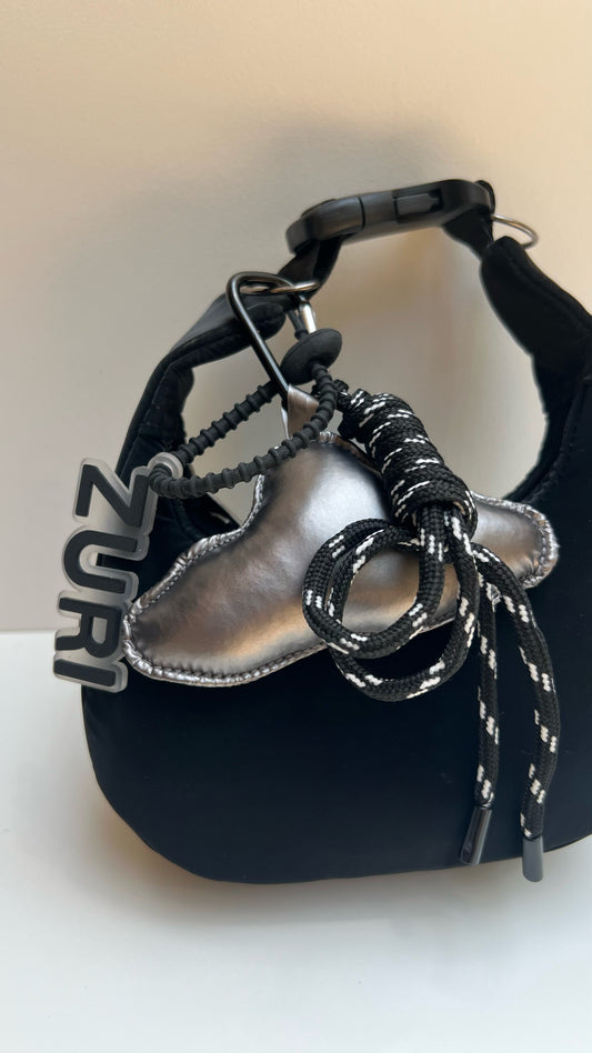 Cloud charm - Dark silver