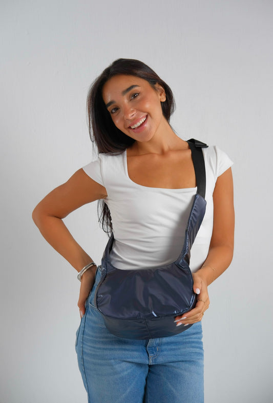 Eclipse small - Metallic Navy Blue