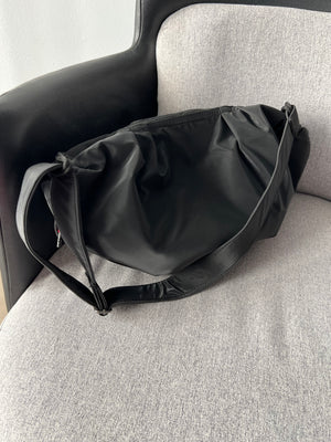 Medium String Bag - Black