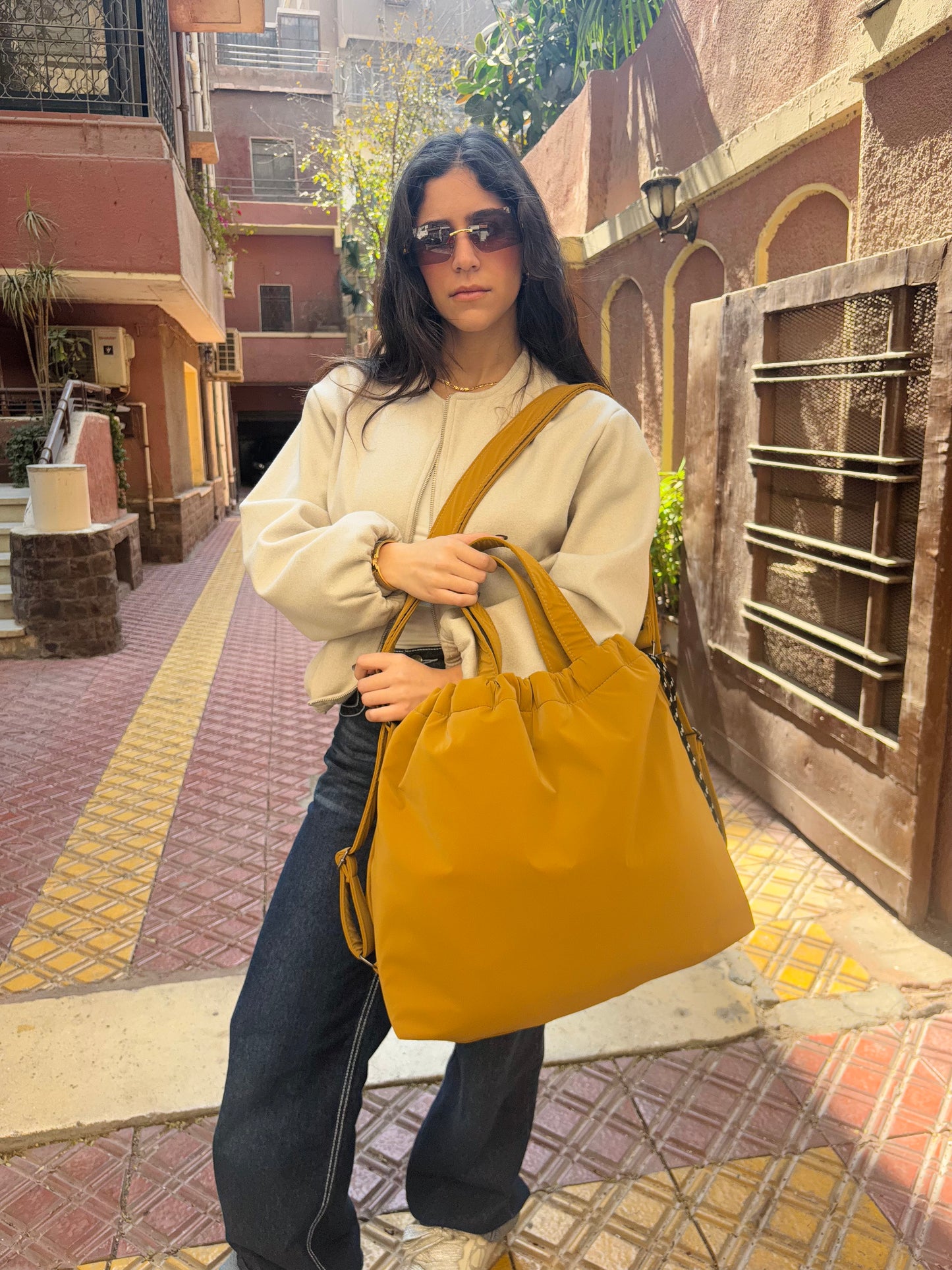 Crossover bag- Yellow