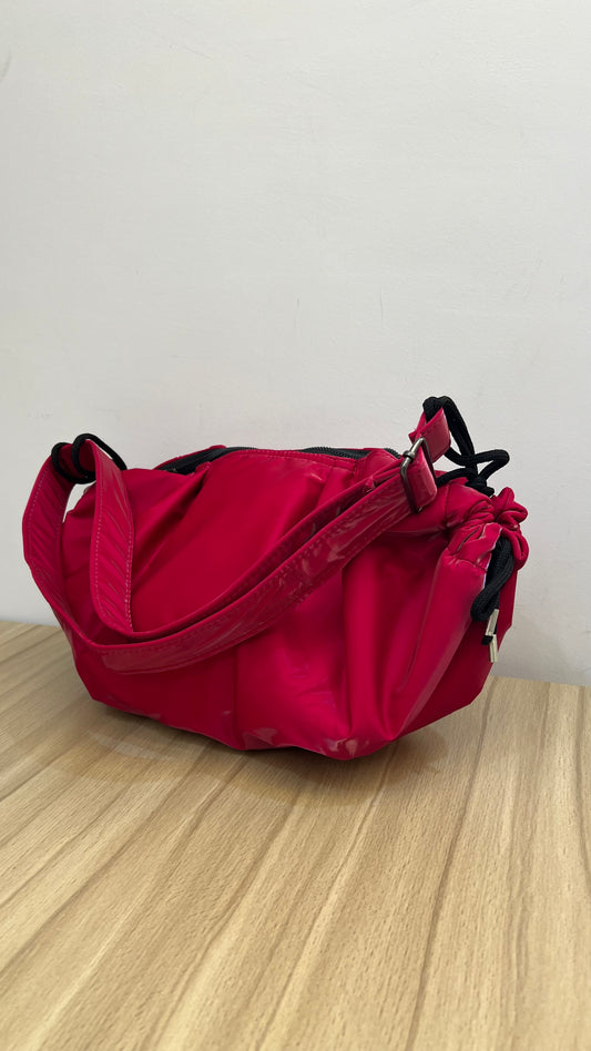 Fuchsia Medium String Bag