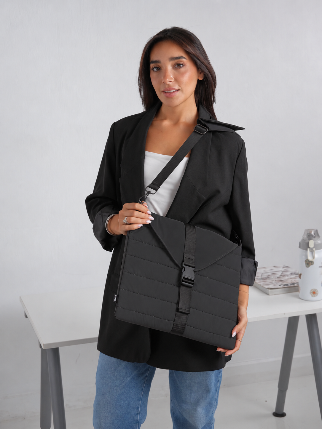 Laptop bag - Matte Black