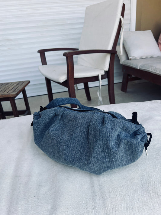 Dark Denim Medium String Bag