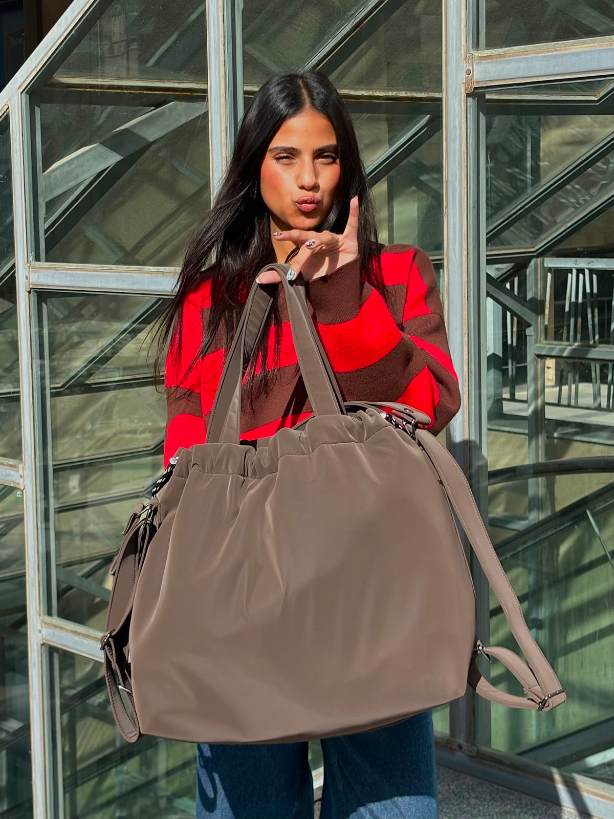 Crossover bag- Brown