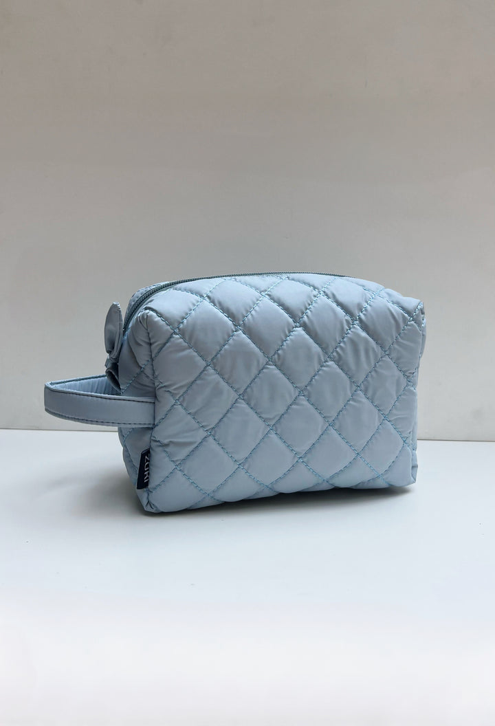 Box Makeup Pouch - Light Blue