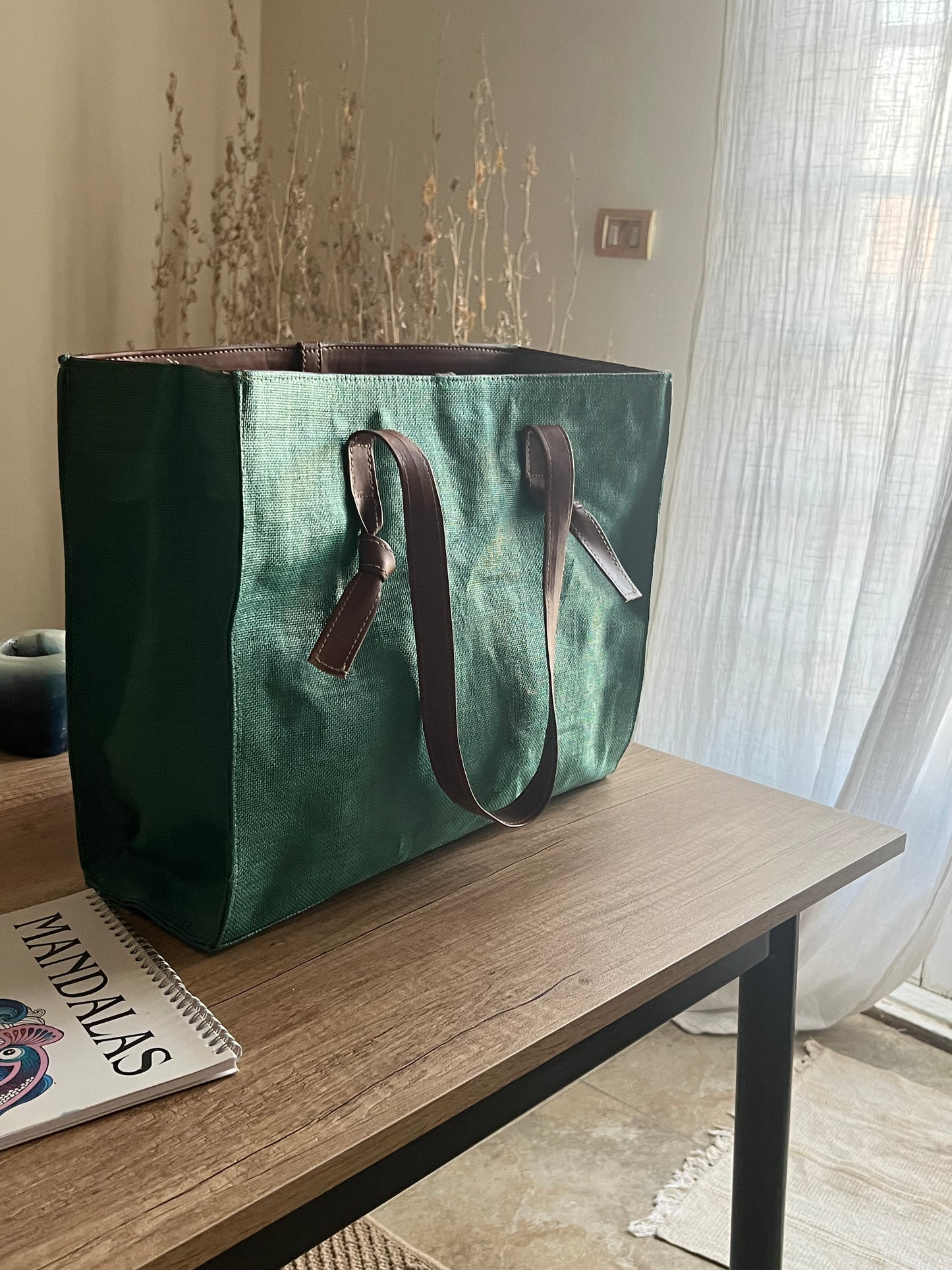 Green Tote Bag