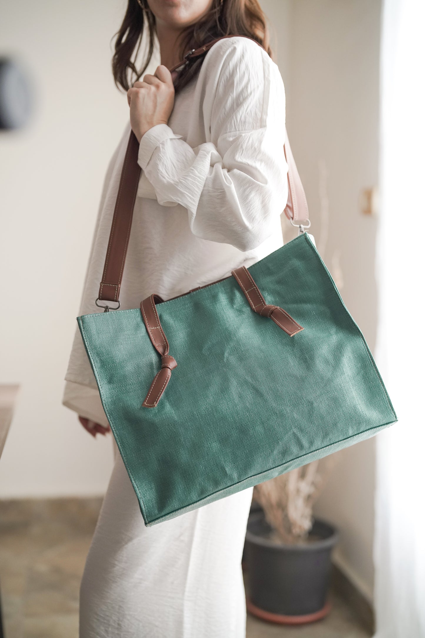 Green Tote Bag